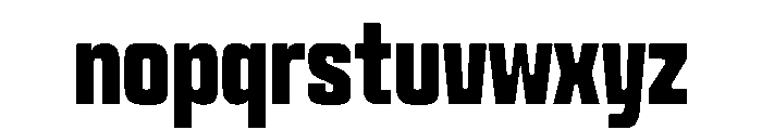 Panell TRIAL CompressedBold Instance Font LOWERCASE