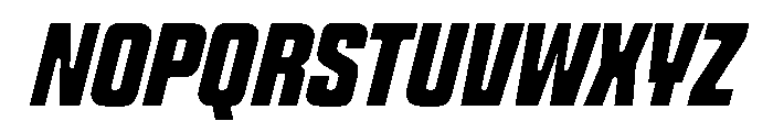 Panell TRIAL CompressedBoldItalic Instance Font UPPERCASE