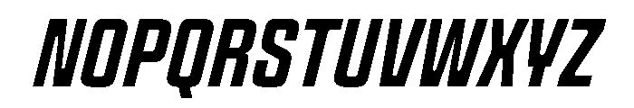 Panell TRIAL CompressedMediumItalic Instance Font UPPERCASE