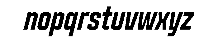 Panell TRIAL CompressedMediumItalic Instance Font LOWERCASE
