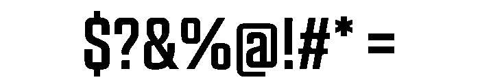 Panell TRIAL CompressedRegular Instance Font OTHER CHARS