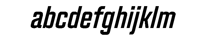 Panell TRIAL CompressedRegularItalic Instance FONT