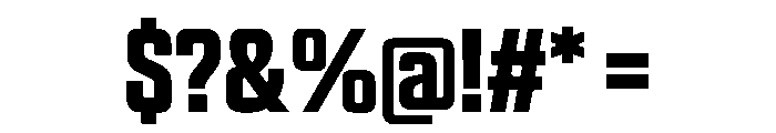 Panell TRIAL CompressedSemiBold Instance Font OTHER CHARS