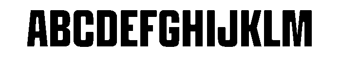 Panell TRIAL CompressedSemiBold Instance Font UPPERCASE