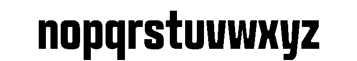 Panell TRIAL CompressedSemiBold Instance Font LOWERCASE