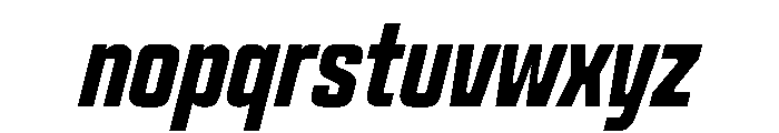 Panell TRIAL CompressedSemiBoldItalic Instance Font LOWERCASE