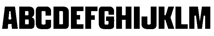 Panell TRIAL CondensedBold Instance Font UPPERCASE