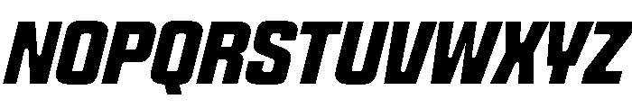 Panell TRIAL CondensedBoldItalic Instance Font UPPERCASE