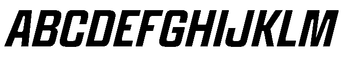 Panell TRIAL CondensedMediumItalic Instance Font UPPERCASE