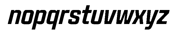 Panell TRIAL CondensedMediumItalic Instance Font LOWERCASE