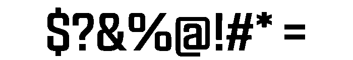 Panell TRIAL CondensedRegular Instance Font OTHER CHARS