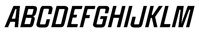 Panell TRIAL CondensedRegularItalic Instance Font UPPERCASE