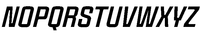 Panell TRIAL CondensedRegularItalic Instance Font UPPERCASE