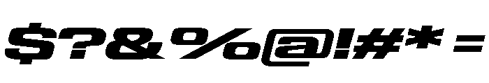 Panell TRIAL ExpandedBoldItalic Instance Font OTHER CHARS