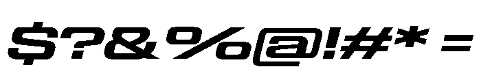 Panell TRIAL ExpandedMediumItalic Instance Font OTHER CHARS