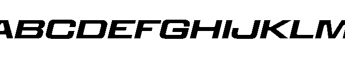Panell TRIAL ExpandedMediumItalic Instance Font UPPERCASE