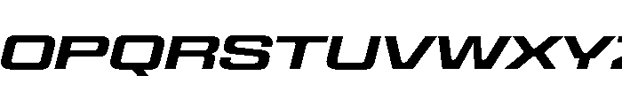 Panell TRIAL ExpandedMediumItalic Instance Font UPPERCASE