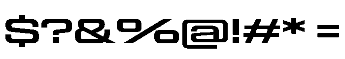 Panell TRIAL ExpandedRegular Instance Font OTHER CHARS
