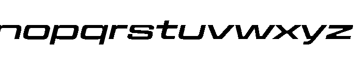 Panell TRIAL ExpandedRegularItalic Instance Font LOWERCASE