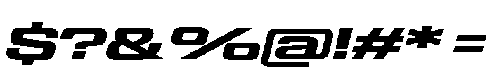Panell TRIAL ExpandedSemiBoldItalic Instance Font OTHER CHARS