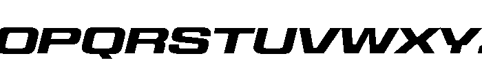Panell TRIAL ExpandedSemiBoldItalic Instance Font UPPERCASE