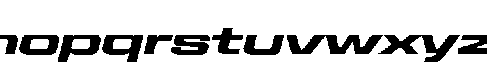 Panell TRIAL ExpandedSemiBoldItalic Instance Font LOWERCASE