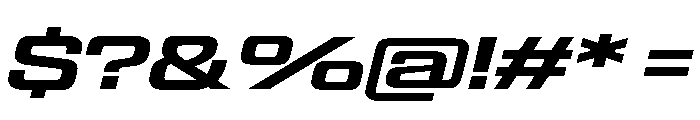 Panell TRIAL ExtendedMediumItalic Instance Font OTHER CHARS
