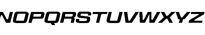 Panell TRIAL ExtendedMediumItalic Instance Font UPPERCASE