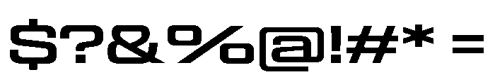 Panell TRIAL ExtendedRegular Instance Font OTHER CHARS