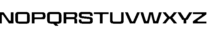 Panell TRIAL ExtendedRegular Instance Font UPPERCASE