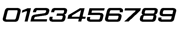 Panell TRIAL ExtendedRegularItalic Instance Font OTHER CHARS
