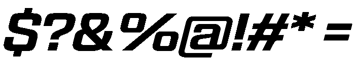 Panell TRIAL MediumItalic Instance Font OTHER CHARS