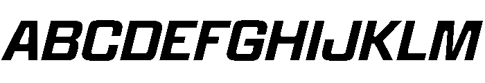 Panell TRIAL MediumItalic Instance Font UPPERCASE