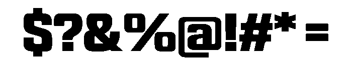 Panell TRIAL NarrowBold Instance Font OTHER CHARS