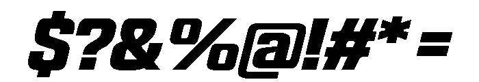 Panell TRIAL NarrowBoldItalic Instance Font OTHER CHARS