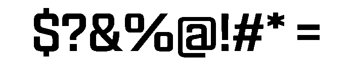 Panell TRIAL NarrowRegular Instance Font OTHER CHARS
