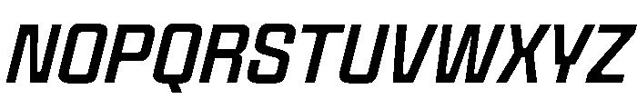 Panell TRIAL NarrowRegularItalic Instance Font UPPERCASE