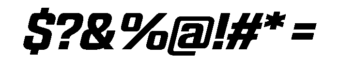 Panell TRIAL NarrowSemiBoldItalic Instance Font OTHER CHARS