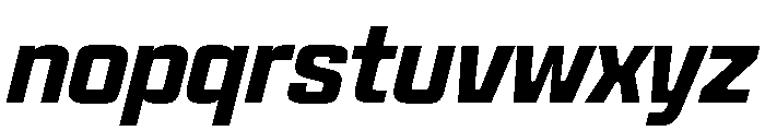 Panell TRIAL NarrowSemiBoldItalic Instance Font LOWERCASE