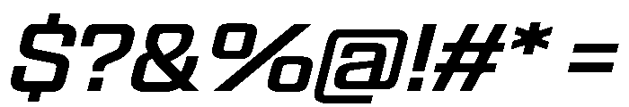 Panell TRIAL RegularItalic Instance Font OTHER CHARS