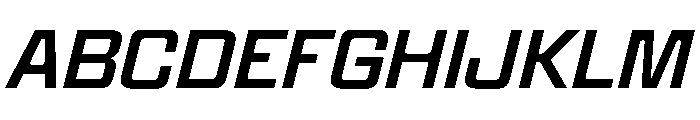 Panell TRIAL RegularItalic Instance Font UPPERCASE