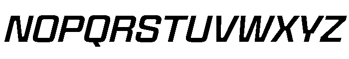 Panell TRIAL RegularItalic Instance Font UPPERCASE