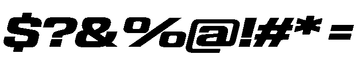 Panell TRIAL WideBoldItalic Instance Font OTHER CHARS