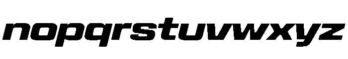 Panell TRIAL WideBoldItalic Instance Font LOWERCASE