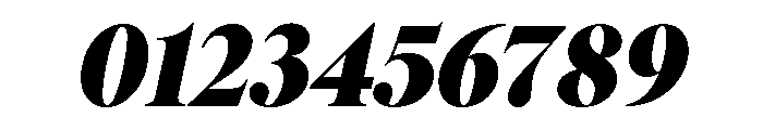 Pangaia Black Italic Font OTHER CHARS