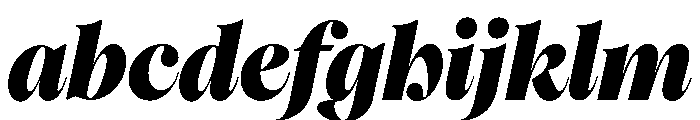Pangaia Black Italic FONT