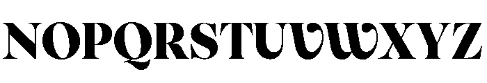 Pangaia Black Font UPPERCASE