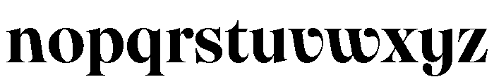 Pangaia Bold Font LOWERCASE