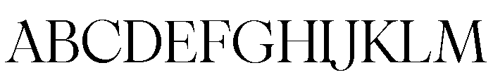Pangaia Light Font UPPERCASE