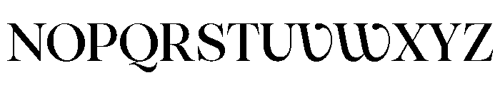 Pangaia Medium Font UPPERCASE